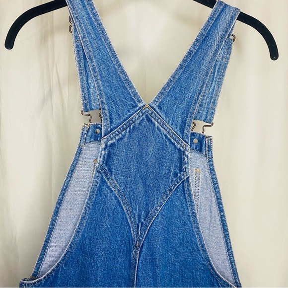 VINTAGE TOMMY HILFIGER TOMMY JEANS 90’s OVERALLS DENIM Unisex size medium - Picture 5 of 15